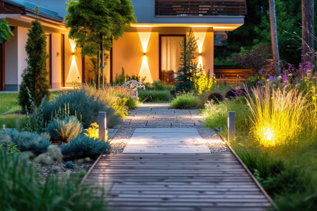 Gartenbeleuchtung für Wege und Beete